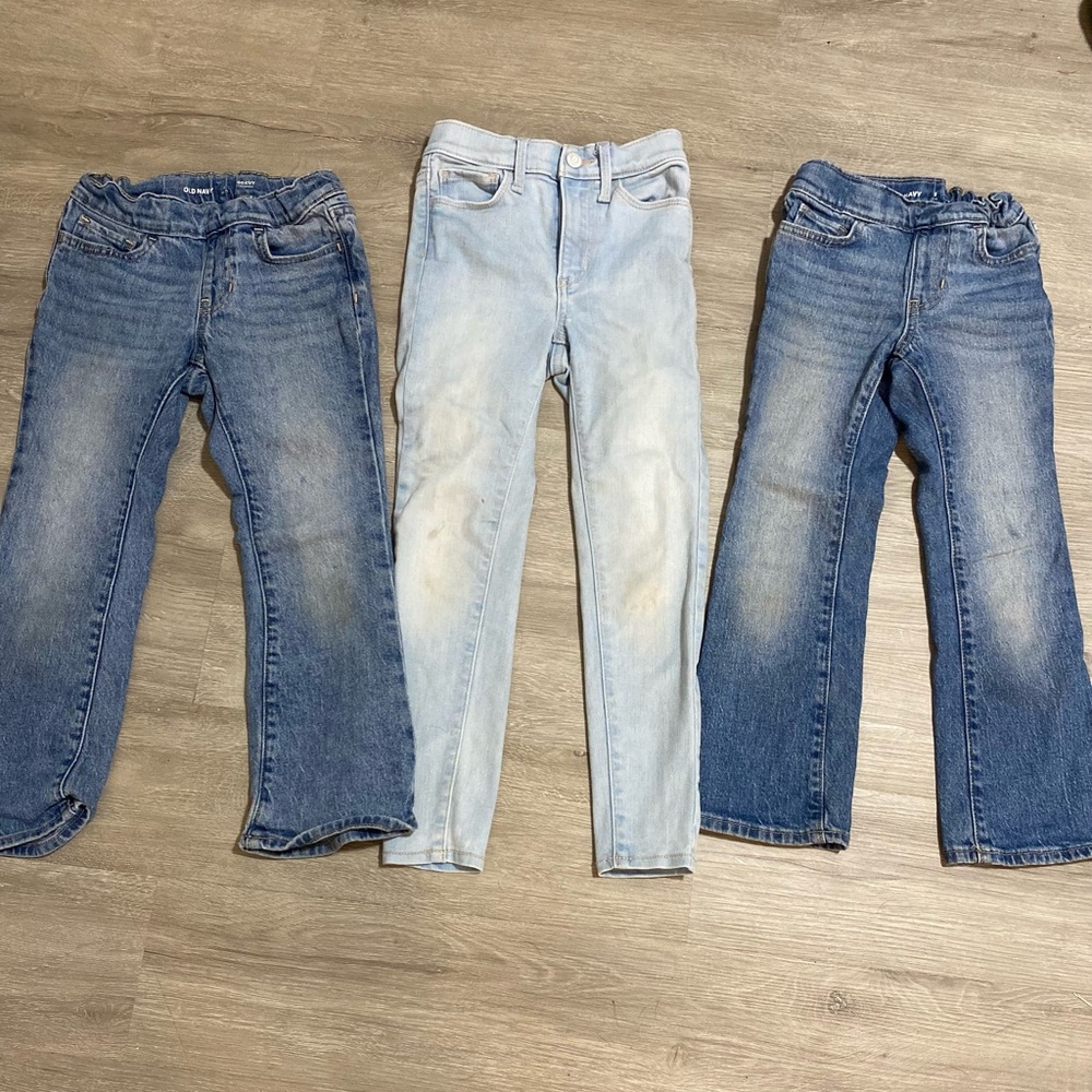 Trio of Stylish Blue Denim Jeans